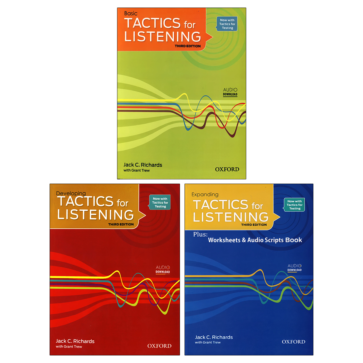 پک سه جلدی کتاب Tactics for Listening