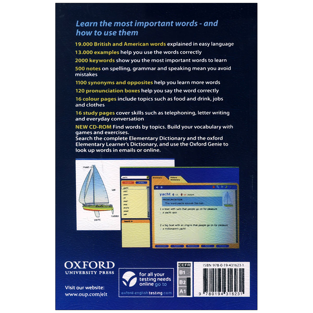 خرید و قیمت کتاب Oxford Elementary Learners Dictionary new